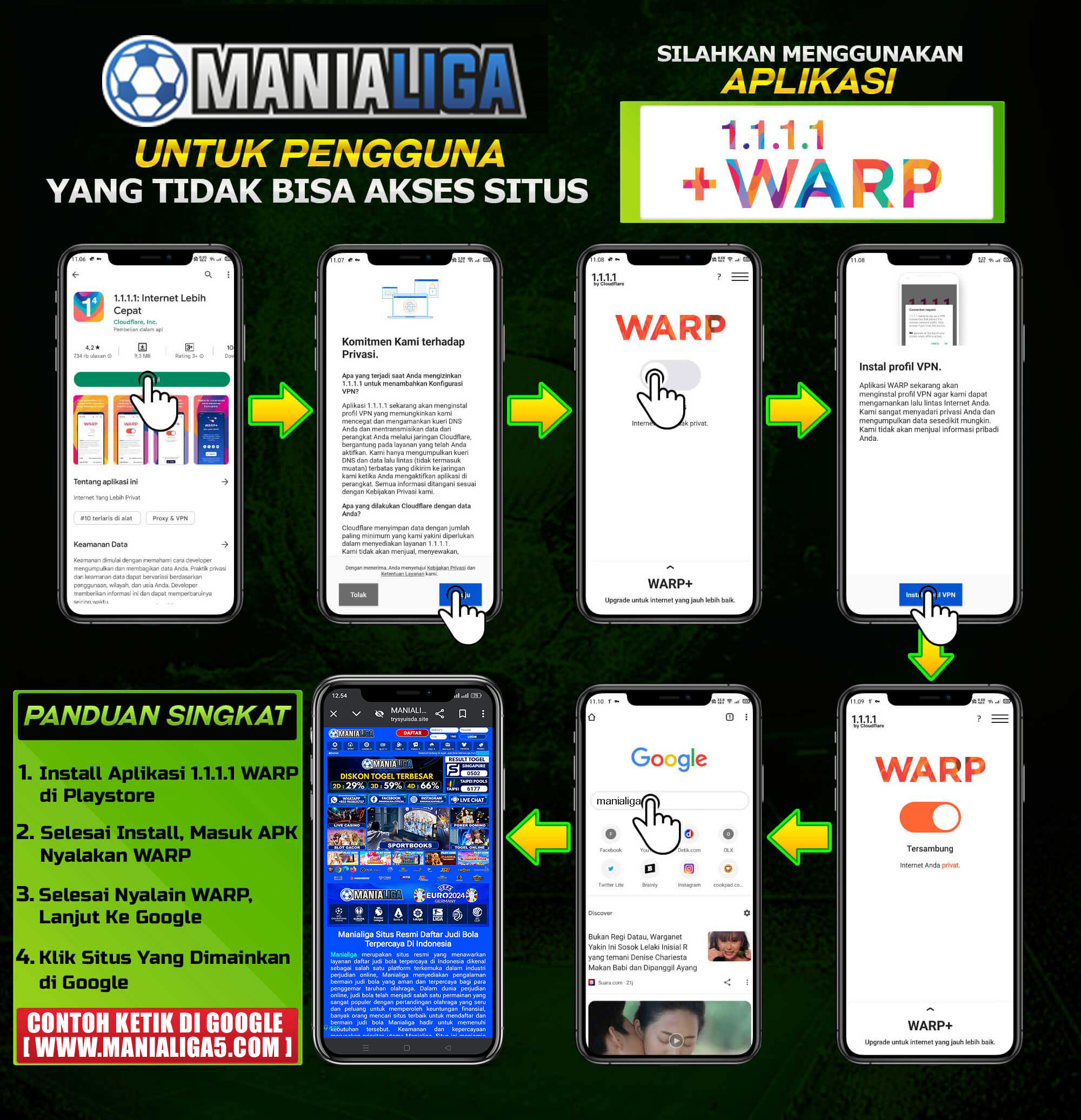 Panduan menggunakan VPN